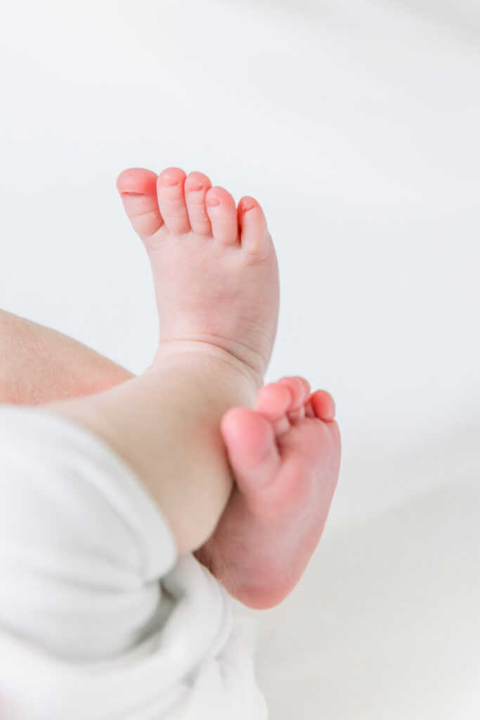 newborn baby feet from newborn session 